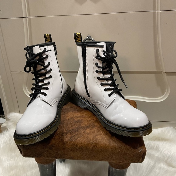 Dr. Martens White Boots - Picture 3 of 10